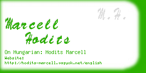 marcell hodits business card
